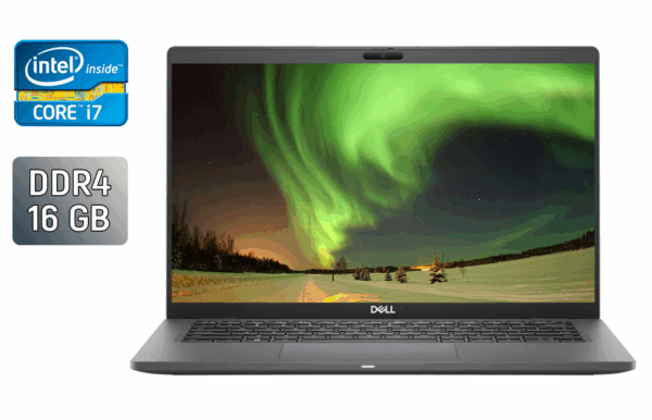 Ультрабук Dell Latitude 7410 / 14" (1920x1080) IPS / Intel Core i7-10610U (4 (8) ядра по 1.8 - 4.9 GHz) / 16 GB DDR4 / 512 GB SSD / Intel UHD Graphics / HDMI / WebCam / Windows 10