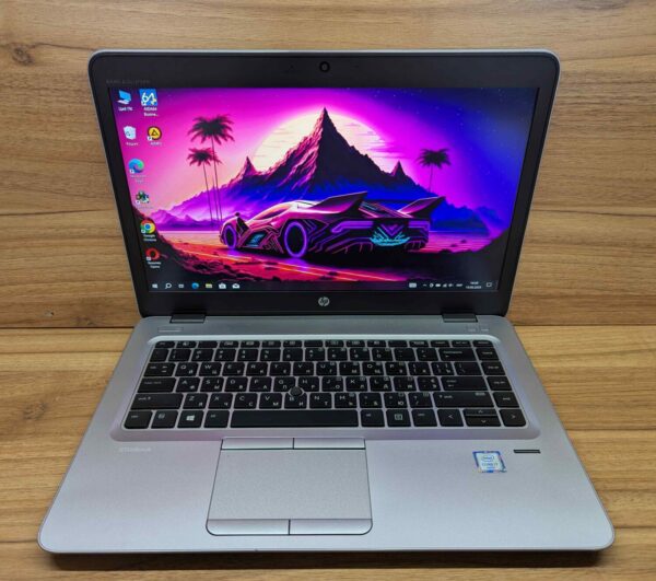 Ультрабук HP EliteBook 840 G3 / 14" (2560x1440) IPS / Intel Core i7-6500U (2 (4) ядра по 2.5 - 3.1 GHz) / 8 GB DDR4 / 240 GB SSD / Intel HD Graphics 520 / Fingerprint / WebCam / Windows 10 - Зображення 2