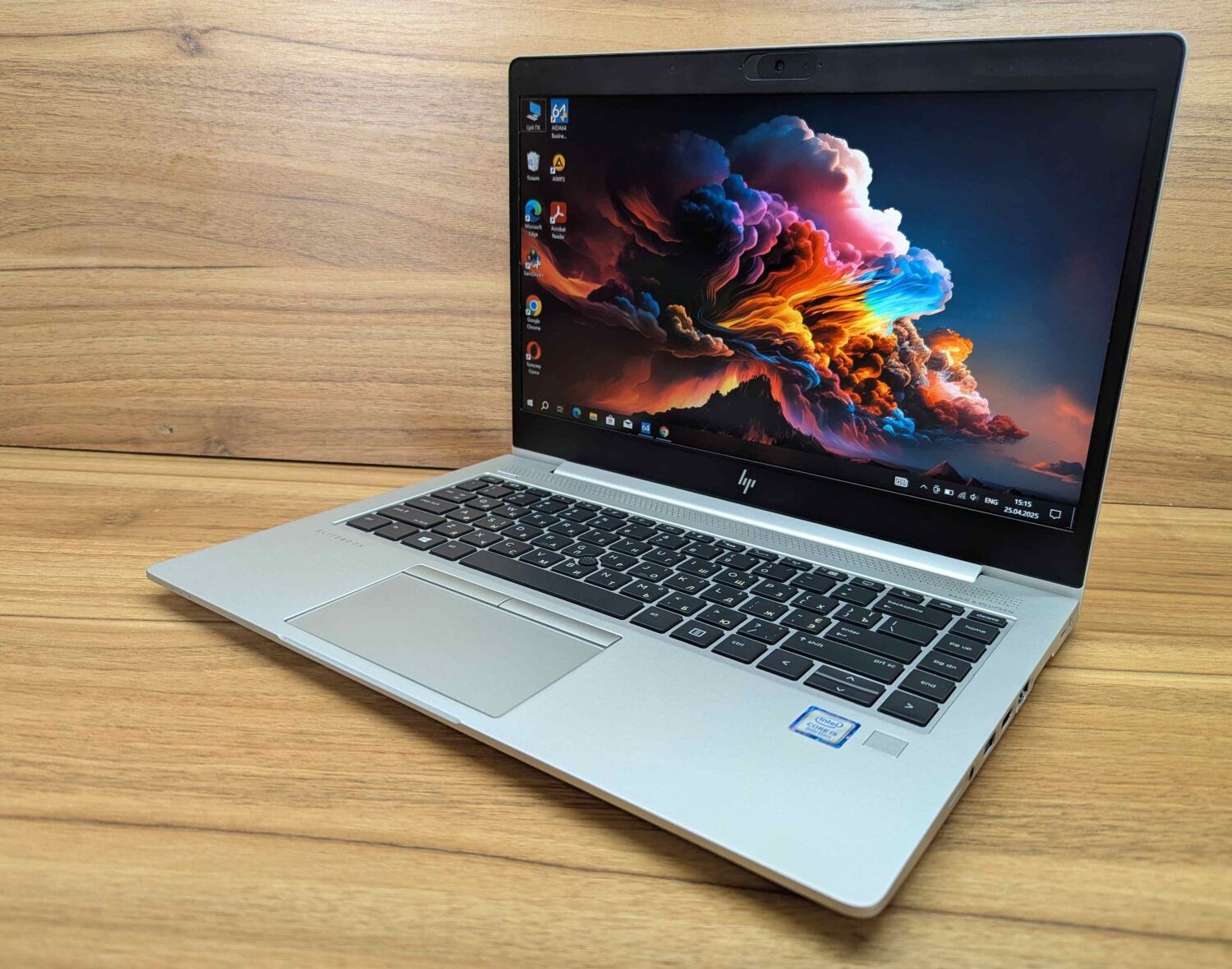 Ультрабук Б-клас HP EliteBook 840 G5 / 14" (1920x1080) IPS / Intel Core i5-8250U (4 (8) ядра по 1.6 - 3.4 GHz) / 16 GB DDR4 / 512 GB SSD / Intel UHD Graphics 620 / Fingerprint / WebCam / Windows 10 - Зображення 5