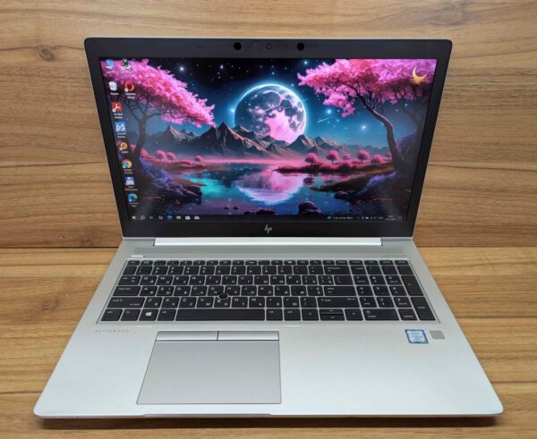 Ультрабук HP EliteBook 850 G6 / 15.6" (1920x1080) IPS / Intel Core i5-8365U (4 (8) ядра по 1.6 - 4.1 GHz) / 16 GB DDR4 / 512 GB SSD / Intel UHD Graphics / WebCam / Fingerprint / Windows 10 - Зображення 2
