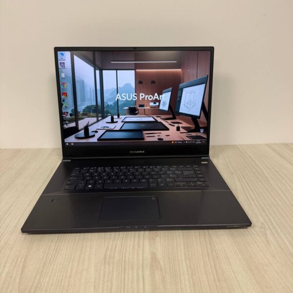 Мобільна рабоча станція Б-клас Asus ProArt StudioBook Pro 17 W700G / 17.3" (1920x1200) IPS / Intel Core i7-9750H (6 (12) ядер по 2.6 - 4.5 GHz) / 16 GB DDR4 / 512 GB SSD NVMe / nVidia Quadro RTX 3000 Max-Q, 6 GB DDR6, 192-bit / WebCam - Зображення 2