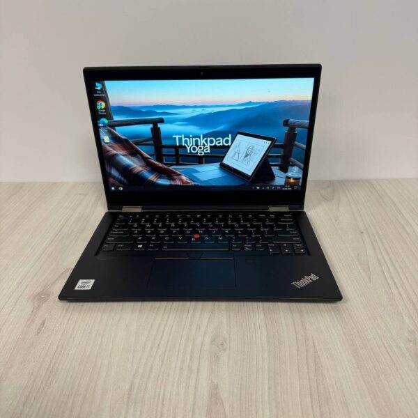 Ультрабук-трансформер Б-клас Lenovo ThinkPad X13 Yoga Gen 1 / 13.3" (1920x1080) IPS Touch / Intel Core i7-10510U (4 (8) ядра по 1.8 - 4.9 GHz) / 16 GB DDR3 / 512 GB SSD NVMe / Intel UHD Graphics / WebCam - Зображення 2