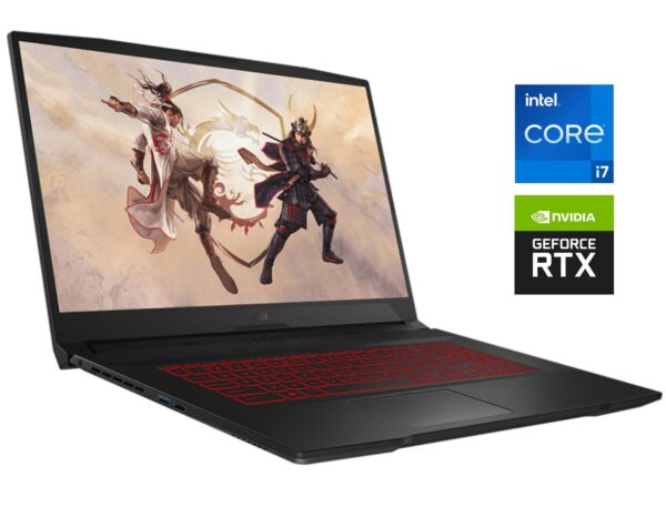 Ігровий ноутбук MSI Katana GF76 12UE / 17.3" (1920x1080) IPS / Intel Core i7-12700H (14 (20) ядер по 2.3 - 4.7 GHz) / 16 GB DDR4 / 512 GB SSD NVMe / nVidia GeForce RTX 3060, 6 GB GDDR6, 192-bit / WebCam