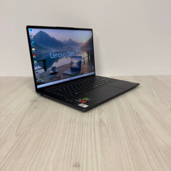 Ігровий ультрабук Б-клас Lenovo Slim 7 ProX 14ARH7 / 14.5" (3072x1920) IPS Touch / AMD Ryzen 7 6800HS (8 (16) ядер по 3.2 - 4.7 GHz) / 16 GB DDR5 / 1000 GB SSD NVMe / nVidia GeForce RTX 3050, 4 GB GDDR6, 128-bit / WebCam - Зображення 4
