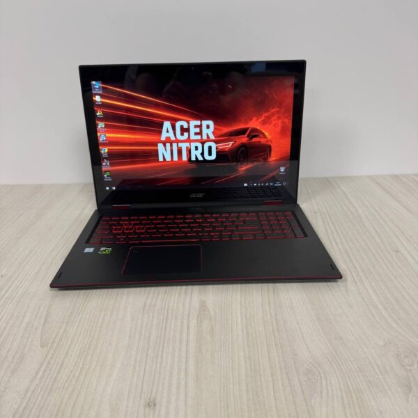 Ігровий ноутбук-трансформер Acer Nitro 5 Spin NP515-51 / 15.6" (1920x1080) IPS Touch / Intel Core i7-8550U (4 (8) ядра по 1.8 - 4.0 GHz) / 8 GB DDR4 / 256 GB SSD M.2 + 1000 GB HDD / nVidia GeForce GTX 1050, 4 GB GDDR5, 128-bit / WebCam - Зображення 2