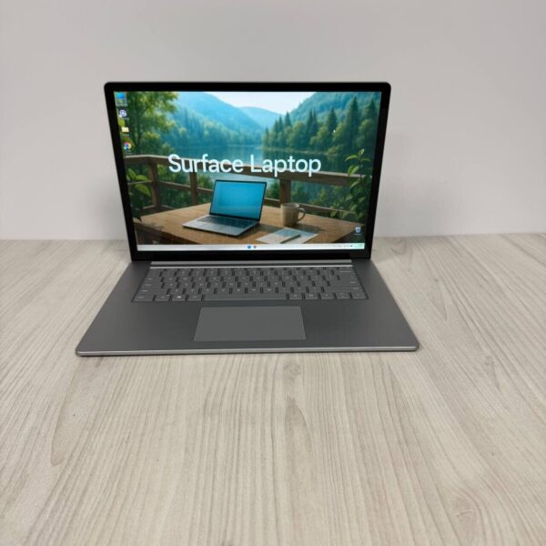 Ультрабук Microsoft Surface Laptop 5 / 15" (2496x1664) IPS Touch / Intel Core i7-1255U (10 (12) ядер по 3.5 - 4.7 GHz) / 16 GB DDR5 / 512 GB SSD NVMe / Intel Iris Xe Graphics / WebCam - Зображення 2