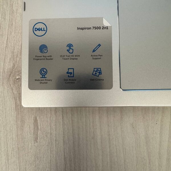 Ультрабук-трансформер Dell Inspiron 7500 x360 / 15.6" (1920x1080) IPS Touch / Intel Core i5-1035G1 (4 (8) ядра по 1.0 - 3.6 GHz) / 16 GB DDR4 / 512 GB SSD NVMe / Intel UHD Graphics / WebCam - Зображення 10