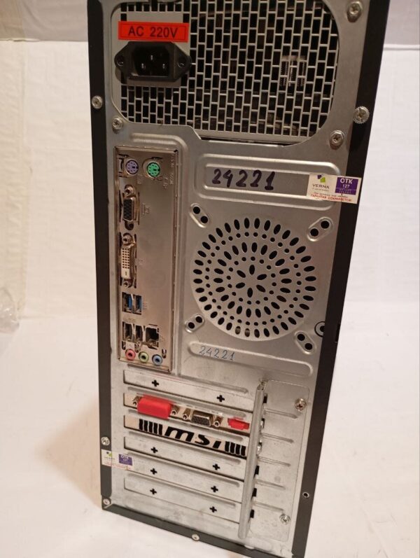 ПК Б-клас Frime FC-161BGN Tower / Intel Core i5-4590 (4 ядра по 3.3 - 3.7 GHz) / 16 GB DDR3 / 120 GB SSD + 500 HDD / nVidia GeForce GT 730, 2 GB GDDR3, 128-bit / 450W - Зображення 4