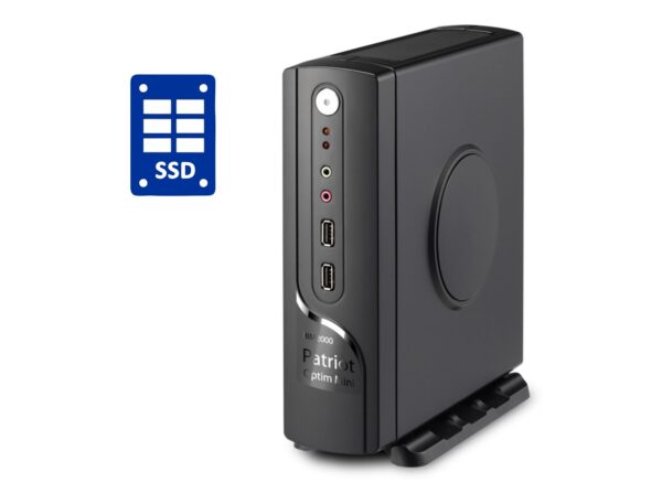 ПК Patriot Optim Mini RIM2000 USFF / Intel Celeron 1037U (2 ядра по 1.8 GHz) / 8 GB DDR3 / 60 GB SSD / Intel HD Graphics