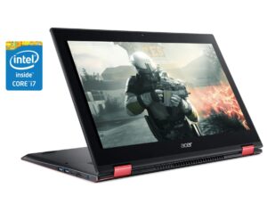 Ігровий ноутбук-трансформер Acer Nitro 5 Spin NP515-51 / 15.6" (1920x1080) IPS Touch / Intel Core i7-8550U (4 (8) ядра по 1.8 - 4.0 GHz) / 8 GB DDR4 / 256 GB SSD M.2 + 1000 GB HDD / nVidia GeForce GTX 1050, 4 GB GDDR5, 128-bit / WebCam
