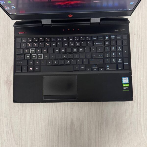 Ігровий ноутбук Б-клас HP Omen 15-dc1088wm / 15.6" (1920x1080) IPS / Intel Core i7-9750H (6 (12) ядра по 2.6 - 4.5 GHz) / 16 GB DDR4 / 256 GB SSD NVMe / nVidia GeForce GTX 1660 Ti, 6 GB GDDR6, 192-bit / WebCam - Зображення 7