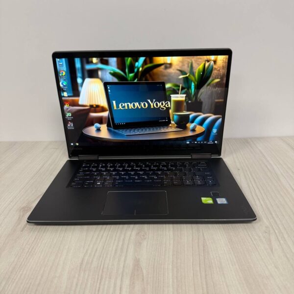Ноутбук-трансформер Lenovo Yoga 710-15IKB / 15.6" (1920x1080) IPS Touch / Intel Core i5-7200U (2 (4) ядра по 2.5 - 3.1 GHz) / 16 GB DDR4 / 512 GB SSD NVMe / nVidia GeForce 940MX, 2 GB GDDR5, 64-bit / WebCam - Зображення 2
