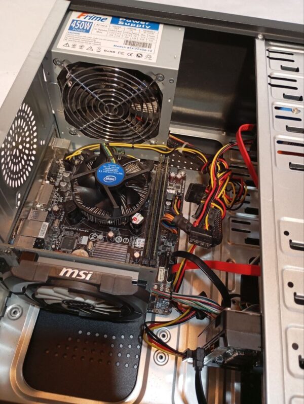 ПК Б-клас Frime FC-161BGN Tower / Intel Core i5-4590 (4 ядра по 3.3 - 3.7 GHz) / 16 GB DDR3 / 120 GB SSD + 500 HDD / nVidia GeForce GT 730, 2 GB GDDR3, 128-bit / 450W - Зображення 7
