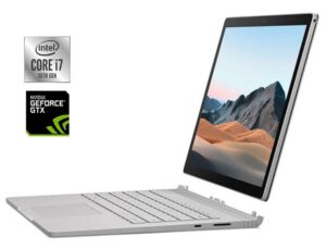 Ігровий ультрабук-трансформер Б-клас Microsoft Surface Book 3 / 15.0" (3240x2160) IPS Touch / Intel Core i7-1065G7 (4 (8) ядра по 1.3 - 3.9 GHz) / 32 GB DDR4 / 1000 GB SSD NVMe / nVidia GeForce GTX 1660 Ti Max-Q, 6 GB GDDR6, 192-bit / WebCam