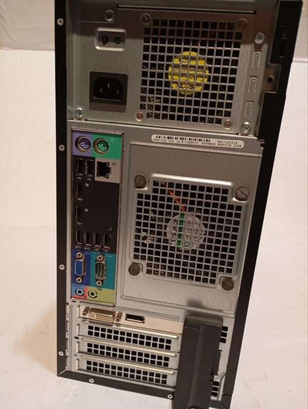 Робоча станція Б-клас Dell Precision T1700 Tower / Intel Core i7-4770 (4 (8) ядра по 3.4 - 3.9 GHz) / 16 GB DDR3 / 256 GB SSD + 1000 GB HDD / nVidia Quadro K620, 2 GB DDR3, 128-bit / DVD-RW - Зображення 3