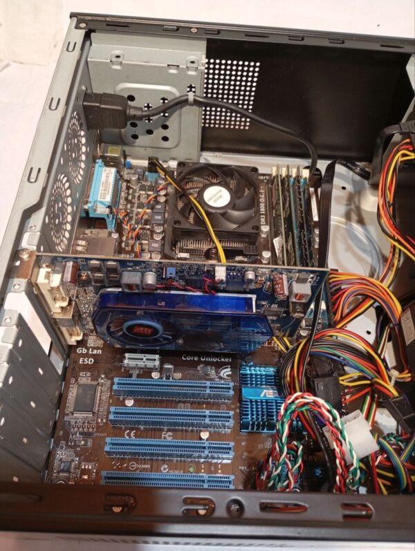 ПК Б-клас Amadey SFF / AMD Athlon II X2 250 (2 ядра по 3.0 GHz) / 8 GB DDR3 / 128 GB SSD / AMD Radeon HD 3650, 512 MB DDR2, 128-bit / 400W / Win 10 - Зображення 6