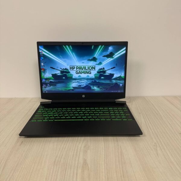 Ігровий ноутбук Б-клас HP Pavilion Gaming 15-ec1073dx / 15.6" (1920x1080) TN / AMD Ryzen 5 4600H (6 (12) ядер по 3.0 - 4.0 GHz) / 8 GB DDR4 / 512 GB SSD NVMe / nVidia GeForce GTX 1650, 4 GB GDDR6, 128-bit / WebCam - Зображення 2
