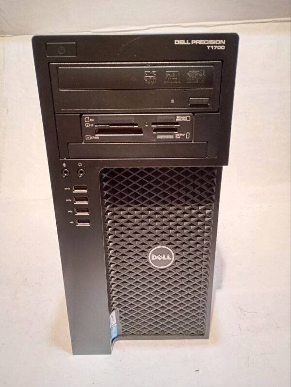 Робоча станція Б-клас Dell Precision T1700 Tower / Intel Core i7-4790 (4 (8) ядра по 3.6 - 4.0 GHz) / 16 GB DDR3 / 256 GB SSD + 500 GB HDD / nVidia Quadro K600, 1 GB DDR3, 128-bit / DVD-RW - Зображення 2