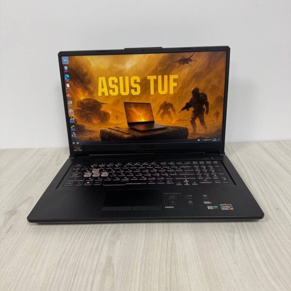 Ігровий ноутбук Asus TUF Gaming A17 FA706IU / 17.3" (1920x1080) IPS / AMD Ryzen 7 4800H (8 (16) ядер по 2.9 - 4.2 GHz) / 16 GB DDR4 / 512 GB SSD NVMe / nVidia GeForce GTX 1660 Ti, 6 GB GDDR6, 192-bit / WebCam - Зображення 2