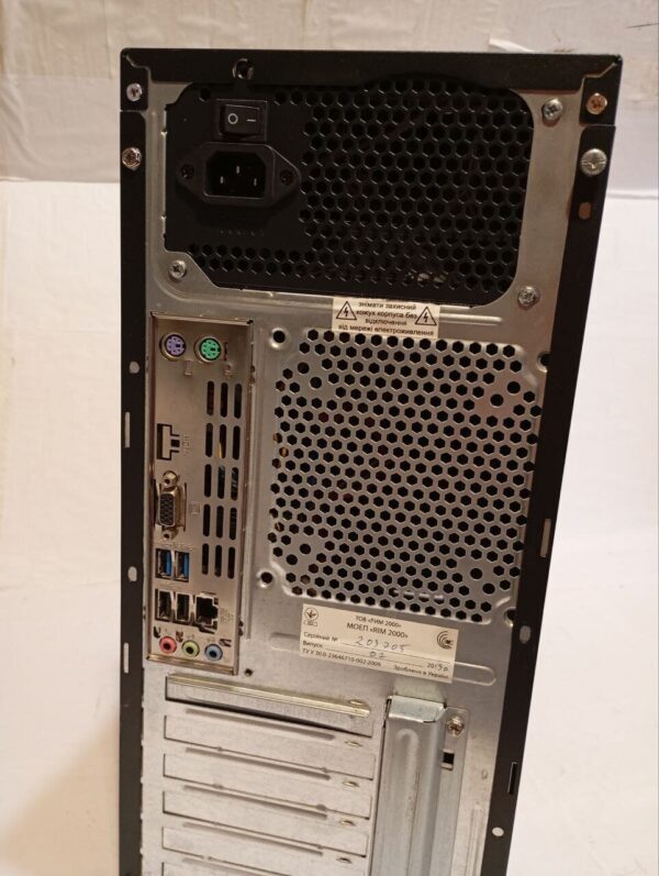 ПК Patriot Tower / Intel Core i5-4690 (4 ядра по 3.5 - 3.9 GHz) / 8 GB DDR3 / 240 GB SSD + 400 GB HDD / Intel HD Graphics 4600 / 400W - Зображення 4