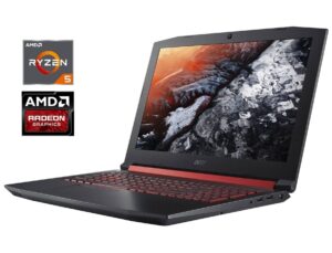 Ігровий ноутбук Б-клас Acer Nitro 5 AN515-42 / 15.6" (1920x1080) IPS / AMD Ryzen 5 2500U (4 (8) ядра по 2.0 - 3.6 GHz) / 8 GB DDR4 / 256 GB SSD M.2 / AMD Radeon RX 560X, 4 GB GDDR5, 128-bit