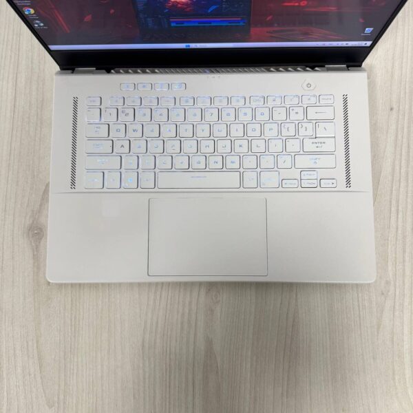 Ігровий ультрабук Б-клас Asus ROG Zephyrus G15 GA503QS White / 15.6" (2560x1440) IPS / AMD Ryzen 9 5900HS (8 (16) ядер по 3.0 - 4.6 GHz) / 32 GB DDR4 / 512 GB SSD NVMe / nVidia GeForce RTX 3080, 8 GB GDDR6, 256-bit - Зображення 7