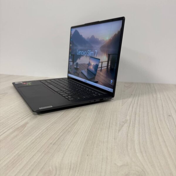 Ігровий ультрабук Б-клас Lenovo Slim 7 ProX 14ARH7 / 14.5" (3072x1920) IPS Touch / AMD Ryzen 7 6800HS (8 (16) ядер по 3.2 - 4.7 GHz) / 16 GB DDR5 / 1000 GB SSD NVMe / nVidia GeForce RTX 3050, 4 GB GDDR6, 128-bit / WebCam - Зображення 5
