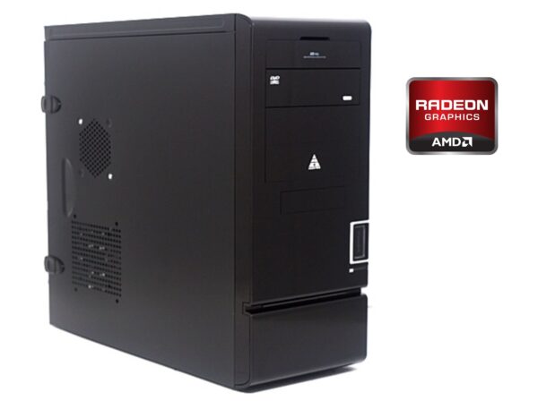 ПК Б-клас Golden Field 8205B Peak Tower / AMD Athlon II X2 245 (2 ядра по 2.9 GHz) / 6 GB DDR3 / 128 GB SSD + 250 GB HDD / AMD Radeon HD 5670, 512 MB GDDR5, 128-bit / DVD-RW / 450W / Win 10