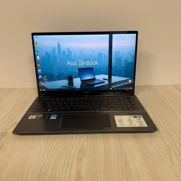 Ігровий ультрабук-трансформер Asus ZenBook Flip Q537FD / 15.6" (3840x2160) IPS Touch / Intel Core i7-10510U (4 (8) ядра по 1.8 - 4.9 GHz) / 16 GB DDR4 / 1000 GB SSD NVMe / nVidia GeForce GTX 1050 Max-Q, 4 GB GDDR5, 128-bit / WebCam - Зображення 2