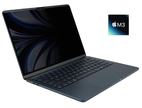 Ультрабук Apple MacBook Air 13 M3 A3113 (2024) / 13.3" (2560x1664) IPS / Apple M3 (8 ядер по 2.7 - 4.1 GHz) / 16 GB DDR5 / 512 GB SSD / Apple M3 Graphics / WebCam / MacOS