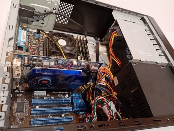 ПК Б-клас Amadey SFF / AMD Athlon II X2 250 (2 ядра по 3.0 GHz) / 8 GB DDR3 / 128 GB SSD / AMD Radeon HD 3650, 512 MB DDR2, 128-bit / 400W / Win 10 - Зображення 7