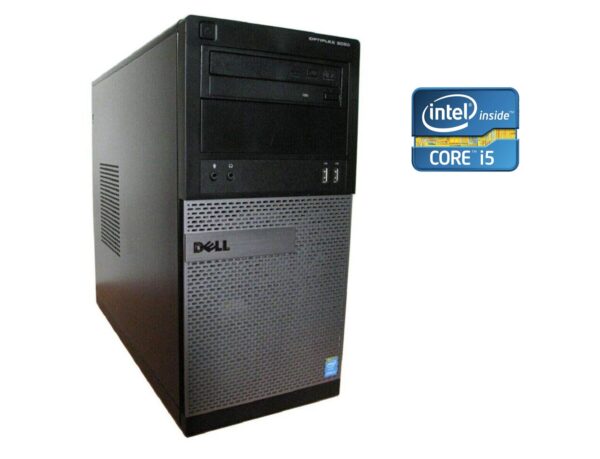 ПК Б-клас Dell OptiPlex 3020 Tower / Intel Core i5-4570 (4 ядра по 3.2 - 3.6 GHz) / 8 GB DDR3 / 500 GB HDD / Intel HD Graphics 4600 / DVD-RW