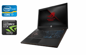 Ігровий ноутбук Asus ROG Zephyrus M15 GM501GS / 15.6" (1920x1080) IPS / Intel Core i7-8750H (6 (12) ядер по 2.2 - 4.1 GHz) / 16 GB DDR4 / 1200 GB SSD / nVidia GeForce GTX 1070, 8 GB GDDR5, 256-bit / WebCam