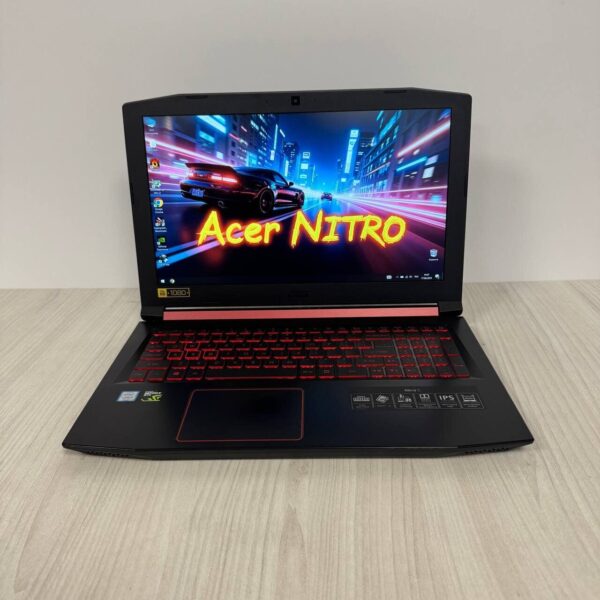 Ігровий ноутбук Б-клас Acer Nitro 5 AN515-51 / 15.6" (1920x1080) IPS / Intel Core i5-7300HQ (4 ядра по 2.5 - 3.5 GHz) / 16 GB DDR4 / 256 GB SSD M.2 / nVidia GeForce GTX 1050, 4 GB GDDR5, 128-bit / WebCam - Зображення 2