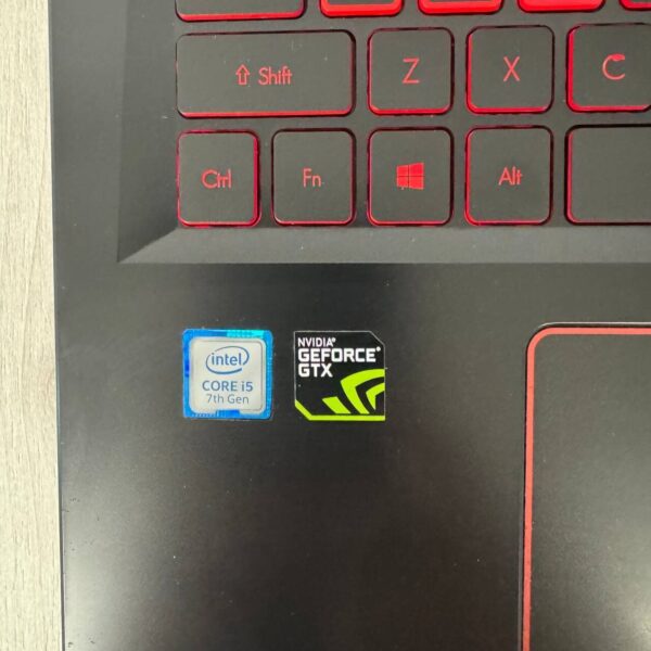 Ігровий ноутбук Б-клас Acer Nitro 5 AN515-51 / 15.6" (1920x1080) IPS / Intel Core i5-7300HQ (4 ядра по 2.5 - 3.5 GHz) / 16 GB DDR4 / 256 GB SSD M.2 / nVidia GeForce GTX 1050, 4 GB GDDR5, 128-bit / WebCam - Зображення 8