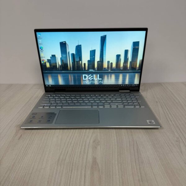 Ультрабук-трансформер Dell Inspiron 7500 x360 / 15.6" (1920x1080) IPS Touch / Intel Core i5-1035G1 (4 (8) ядра по 1.0 - 3.6 GHz) / 16 GB DDR4 / 512 GB SSD NVMe / Intel UHD Graphics / WebCam - Зображення 2