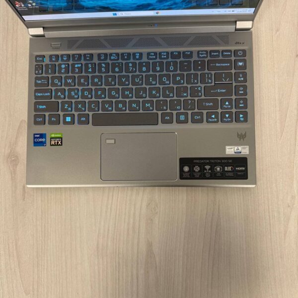 Ігровий ультрабук Б-клас Acer Predator Triton 300 SE PT314-52s / 14" (2880x1800) IPS / Intel Core i7-12700H (14 (20) ядер по 2.3 - 4.7 GHz) / 16 GB DDR5 / 2000 GB SSD NVMe / nVidia GeForce RTX 3060, 6 GB GDDR6, 192-bit / WebCam - Зображення 7