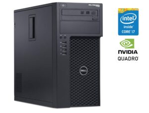 Робоча станція Б-клас Dell Precision T1700 Tower / Intel Core i7-4790 (4 (8) ядра по 3.6 - 4.0 GHz) / 16 GB DDR3 / 256 GB SSD + 500 GB HDD / nVidia Quadro K600, 1 GB DDR3, 128-bit / DVD-RW