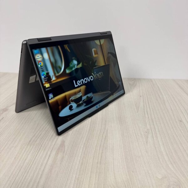 Ультрабук-трансформер Lenovo Yoga 7 14AHP9 / 14" (1920x1200) IPS Touch / AMD Ryzen 5 8640HS (6 (12) ядер по 3.5 - 4.9 GHz) / 8 GB DDR5 / 512 GB SSD NVMe / AMD Radeon 760M Graphics / WebCam - Зображення 6