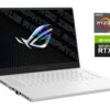 Ігровий ультрабук Б-клас Asus ROG Zephyrus G15 GA503QS White / 15.6" (2560x1440) IPS / AMD Ryzen 9 5900HS (8 (16) ядер по 3.0 - 4.6 GHz) / 32 GB DDR4 / 512 GB SSD NVMe / nVidia GeForce RTX 3080, 8 GB GDDR6, 256-bit