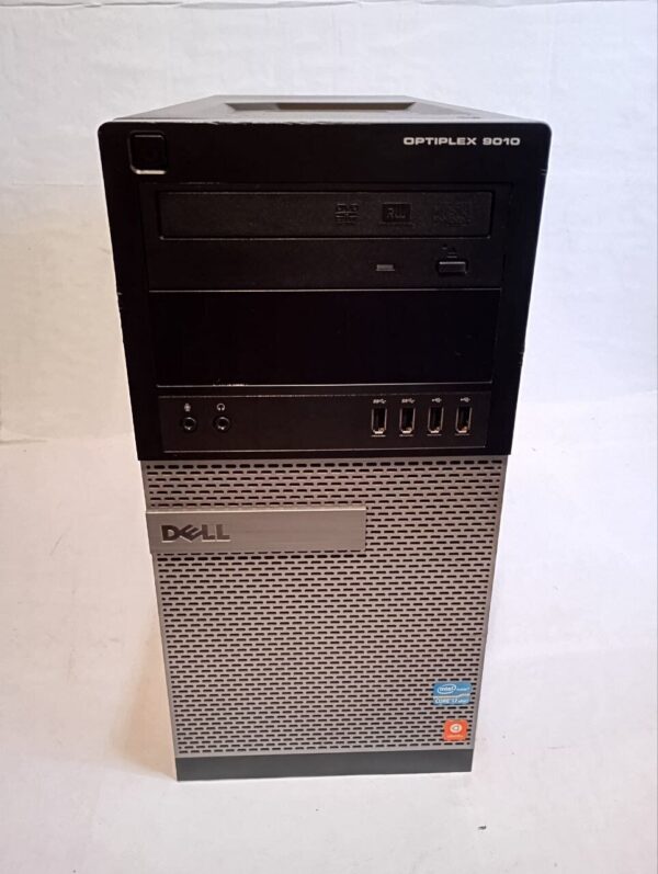 ПК Dell OptiPlex 9010 Tower / Intel Core i7-3770 (4 (8) ядра по 3.4 - 3.9 GHz) / 16 GB DDR3 / 128 GB SSD + 500 GB HDD / Intel HD Graphics 4000 / DVD-RW - Зображення 2