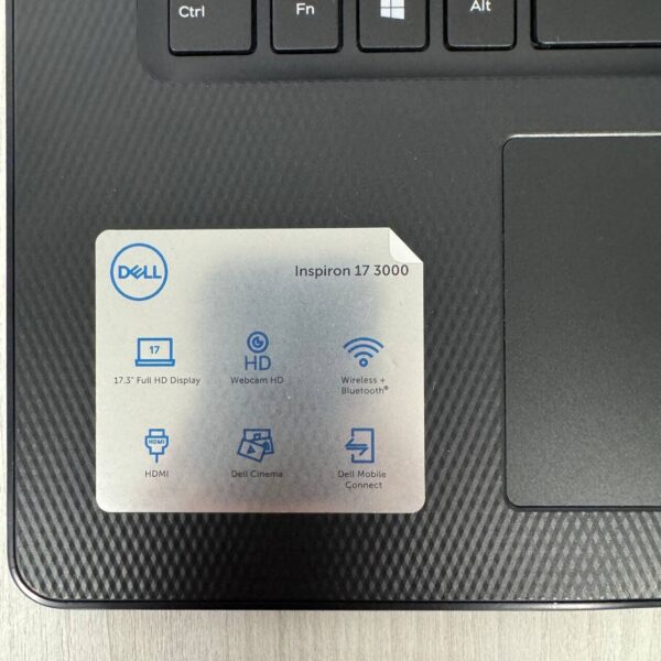 Ноутбук Dell Inspiron 3793 / 17.3" (1920x1080) TN / Intel Core i7-1065G7 (4 (8) ядра по 1.3 - 3.9 GHz) / 16 GB DDR4 / 512 GB SSD NVMe / nVidia GeForce MX230, 2 GB GDDR5, 64-bit / WebCam - Зображення 8