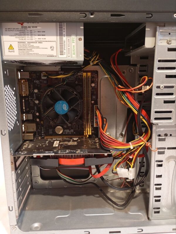 ПК Krauler 4315 Tower / Intel Core i5-4690 (4 ядра по 3.5 - 3.9 GHz) / 8 GB DDR3 / 240 GB SSD / nVidia GeForce GT 440, 1 GB GDDR5, 128-bit / DVD-RW / 450W + бездротові навушники - Зображення 5