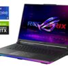 Ігровий ноутбук Б-клас Asus ROG Strix Scar 16 G634JZ / 16" (2560x1600) IPS / Intel Core i9-13980HX (24 (32) ядер по 2.2 - 5.5 GHz) / 32 GB DDR5 / 1000 GB SSD NVMe / nVidia GeForce RTX 4080, 12 GB GDDR6, 192-bit / WebCam