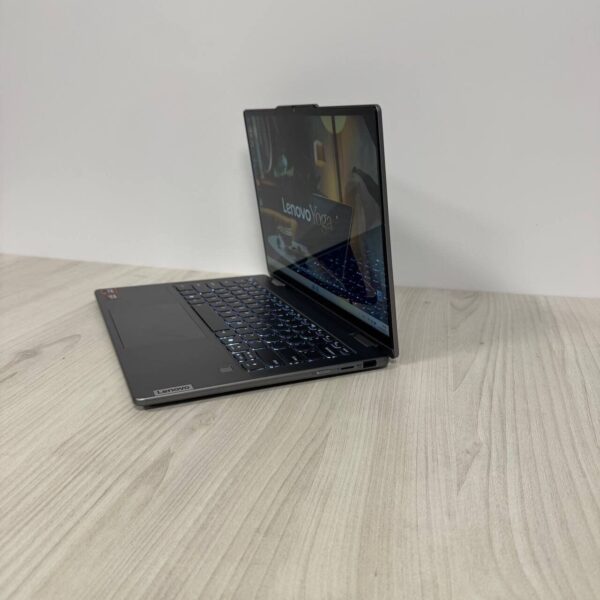 Ультрабук-трансформер Lenovo Yoga 7 14AHP9 / 14" (1920x1200) IPS Touch / AMD Ryzen 5 8640HS (6 (12) ядер по 3.5 - 4.9 GHz) / 8 GB DDR5 / 512 GB SSD NVMe / AMD Radeon 760M Graphics / WebCam - Зображення 5