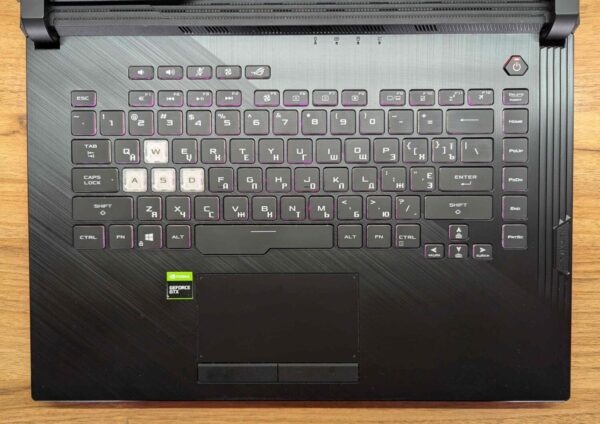 Ігровий ноутбук Asus ROG Strix GL531G / 15.6" (1920x1080) IPS / Intel Core i5-9300H (4 (8) ядра по 2.4 - 4.1 GHz) / 16 GB DDR4 / 512 GB SSD / nVidia GeForce GTX 1660 Ti, 6 GB GDDR6, 192-bit / HDMI / Windows 10 - Зображення 2