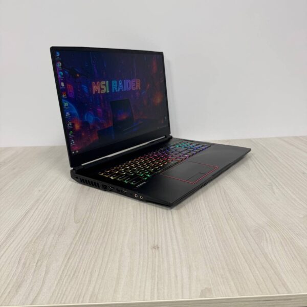 Ігровий ноутбук Б-клас MSI GE75 Raider 10SF / 17.3" (1920x1080) IPS / Intel Core i7-10750H (6 (12) ядер по 2.6 - 5.0 GHz) / 16 GB DDR4 / 512 GB SSD NVMe + 1000 GB HDD / nVidia GeForce RTX 2070, 8 GB GDDR6, 256-bit / WebCam - Зображення 4