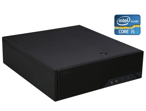 ПК Б-клас Antec VSK2000 SFF / Intel Core i5-4590 (4 ядра по 3.3 - 3.7 GHz) / 8 GB DDR3 / 120 GB SSD + 500 GB HDD / Intel HD Graphics 4600