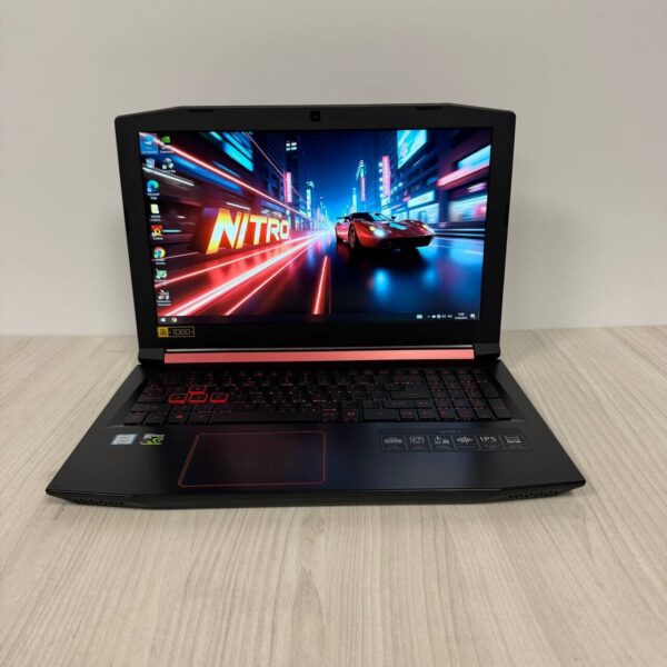 Ігровий ноутбук Acer Nitro 5 AN515-53 / 15.6" (1920x1080) IPS / Intel Core i5-8300H (4 (8) ядра по 2.3 - 4.0 GHz) / 16 GB DDR4 / 500 GB SSD / nVidia GeForce GTX 1050, 4 GB GDDR5, 128-bit / WebCam - Зображення 2