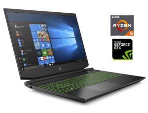 Ігровий ноутбук Б-клас HP Pavilion Gaming 15-ec1073dx / 15.6" (1920x1080) TN / AMD Ryzen 5 4600H (6 (12) ядер по 3.0 - 4.0 GHz) / 8 GB DDR4 / 512 GB SSD NVMe / nVidia GeForce GTX 1650, 4 GB GDDR6, 128-bit / WebCam